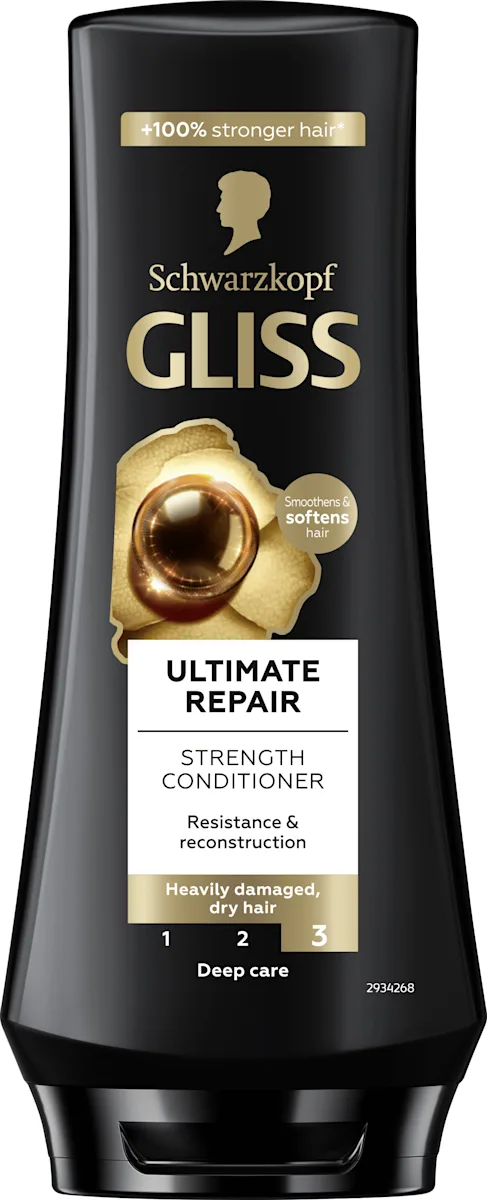 Gliss Ultimate Repair, Балсам за много увредена и суха коса, 200 мл.