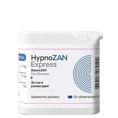 HypnoZan Express, за сън и релаксация, 30 таблетки от Valentis