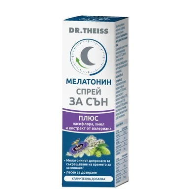 Мелатонин Спрей за сън, 20 мл от Dr. Theiss
