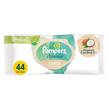 Pampers Harmonie Coco, Бебешки мокри кърпи, 44 броя
