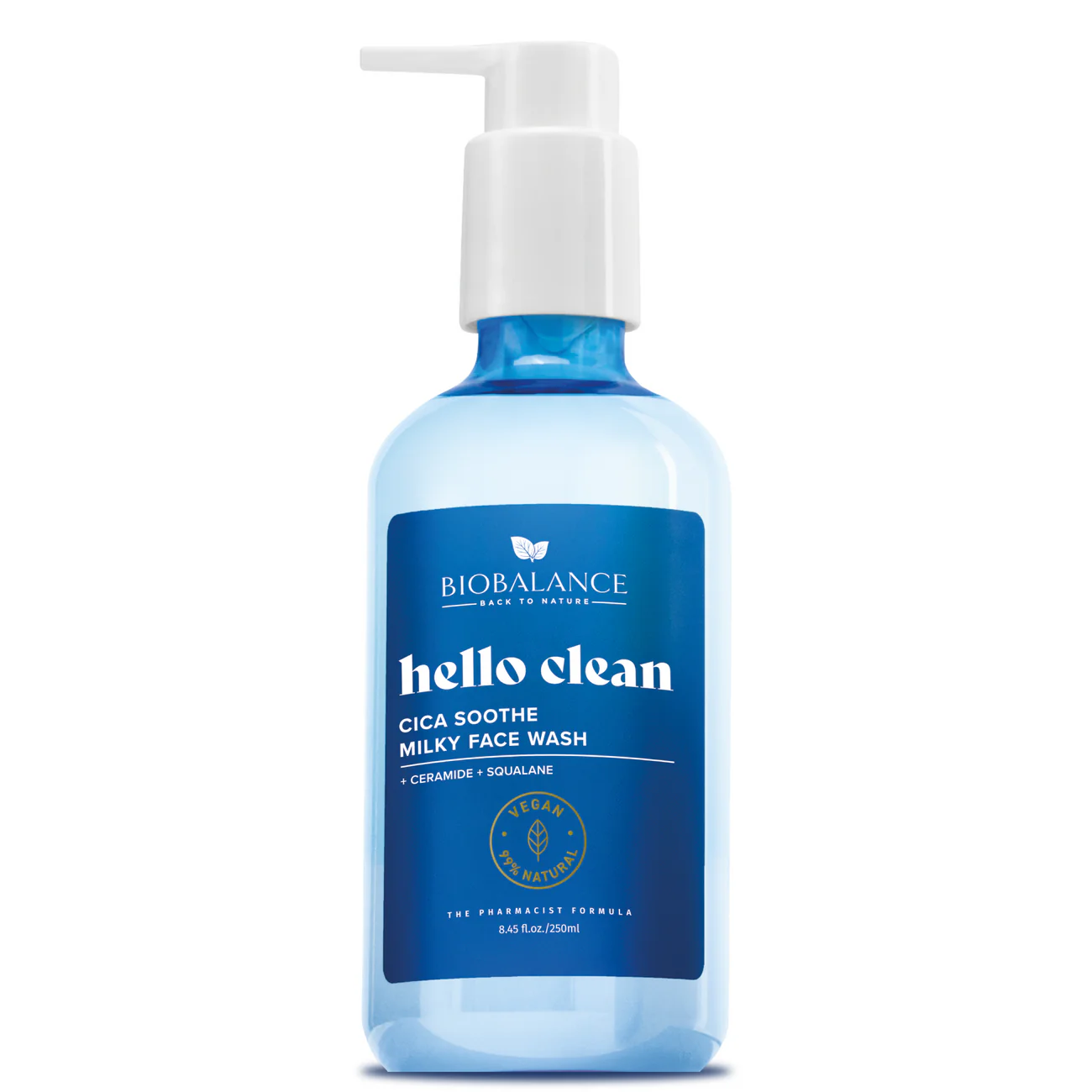 BIOBALANCE HELLO CLEAN ИЗМИВЕН ГЕЛ ЗА ЛИЦЕ С АЗИАТСКА ЦЕНТЕЛА 250 мл