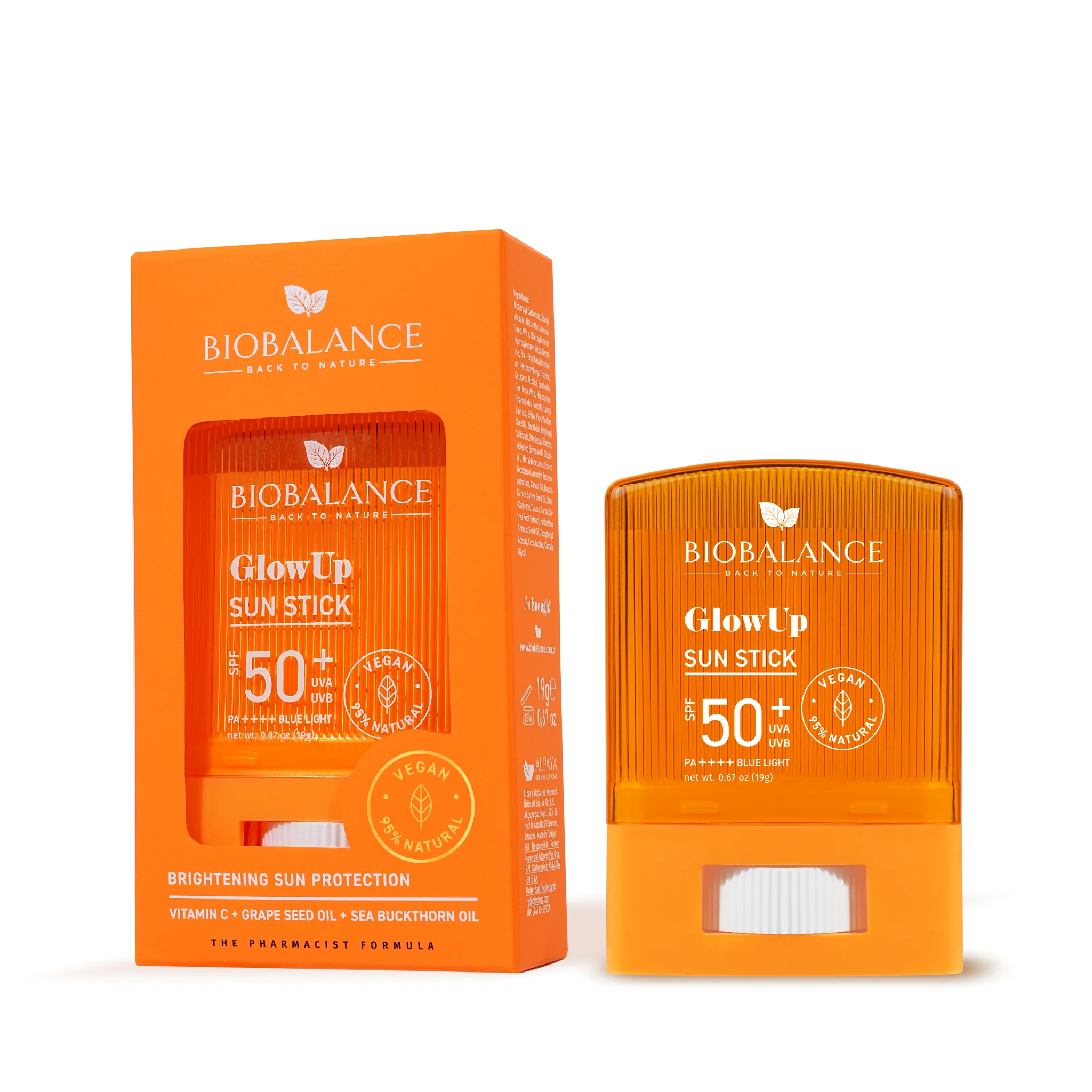 BIOBALANCE СЛЪНЦЕЗАЩ. СТИК ЗА ЛИЦЕ SPF 50 +, 19 гр
