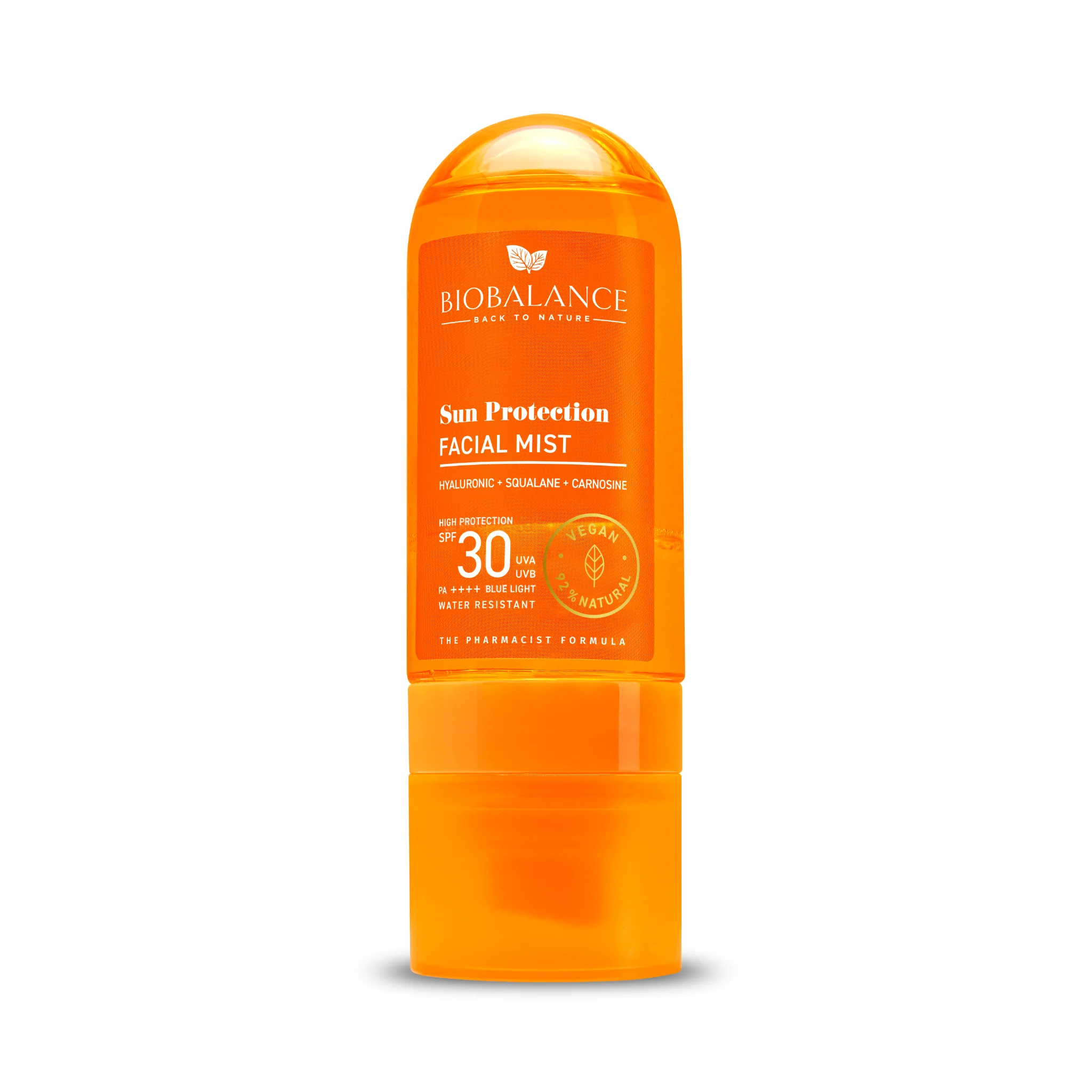 BIOBALANCE СЛЪНЦЕЗАЩ. МИСТ ЗА ЛИЦЕ SPF 30, 80 мл
