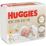 Huggies, Екстра Кеър пелени 0+ (<3.5кг) 25 бр