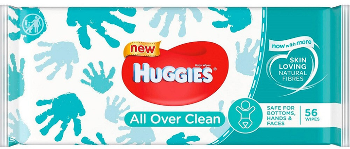 Huggies, Влажни Кърпи AllOverClean 56 бр./пак