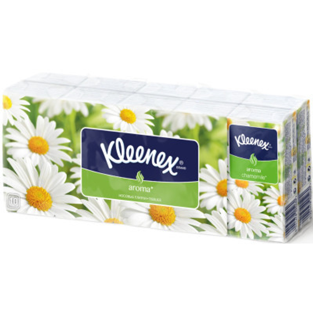 Носни Кърпи Kleenex AROMA (лайка) стек 10п.х10бр