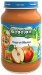 Bebelan, Ябълки (без доб.захар) еднокомп.пюре 4+м. 190г