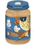 Gerber, Супа Карфиол, Магданоз и Заек, 9+м. 190г