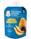 Пауч Круша и суш.Сливи, 6+м. Gerber 80г