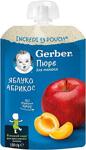 Пауч Ябълки и Кайсия, 6+м, Gerber 150г