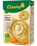 Слънчо, Безмлечна каша Овес и Тиква, Био, 6+м, 180г