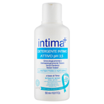 INTIMA+ Интимен гел Active – с мащерка и антибактериален агент, pH 3.5 (син)