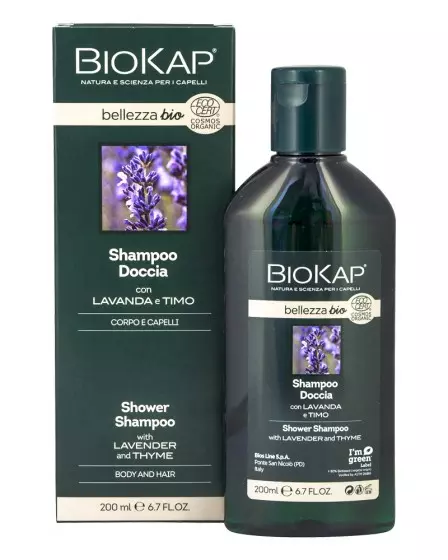 Шампоан за коса и тяло с лавандула и мащерка - био , BioKap, 200 мл