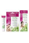 Eveline 99% NATURAL ALOE VERA 2В1 ДЕПИЛИРАЩ КРЕМ ЗА ЛИЦЕ 20 МЛ + УСПОЛОЯВАЩ ГЕЛ ЗА СЛЕД ДЕПИЛАЦИЯ 2Х5МЛ