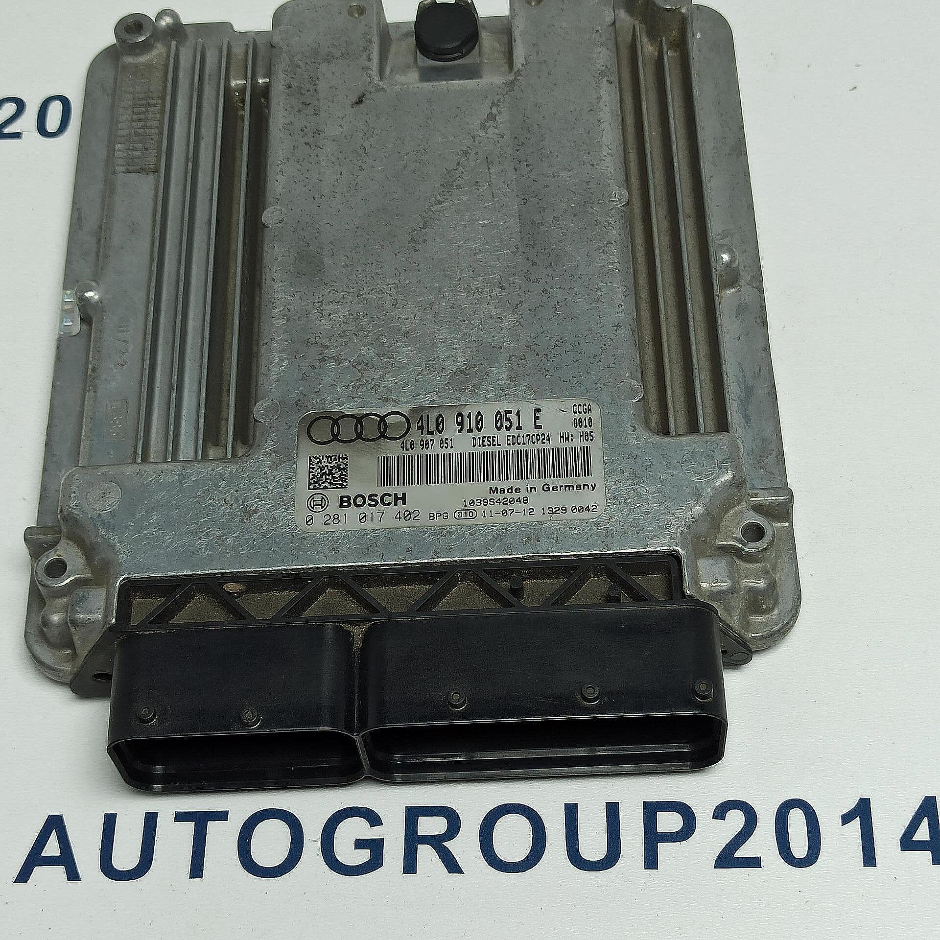 ECU компютър за двигател на AUDI Q7 4L 6.0 V12 TDI - 4L0910051E