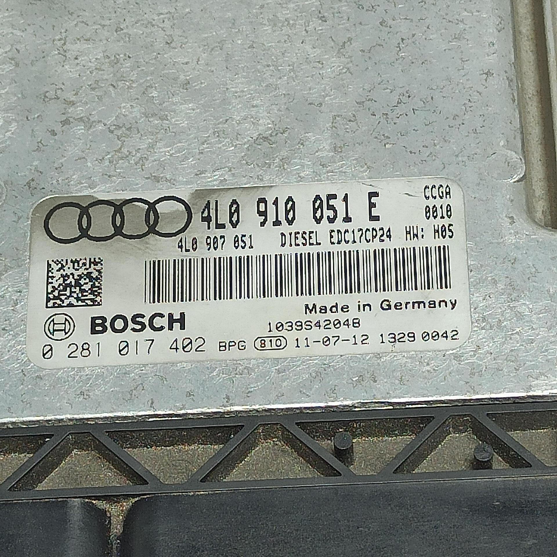 ECU компютър за двигател на AUDI Q7 4L 6.0 V12 TDI - 4L0910051E