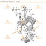 Държачи резервоар за AUDI A8 D5 4N - 4N0201654B