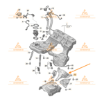 Държач резервоар за AUDI A8 D5 4N - 4N0201781