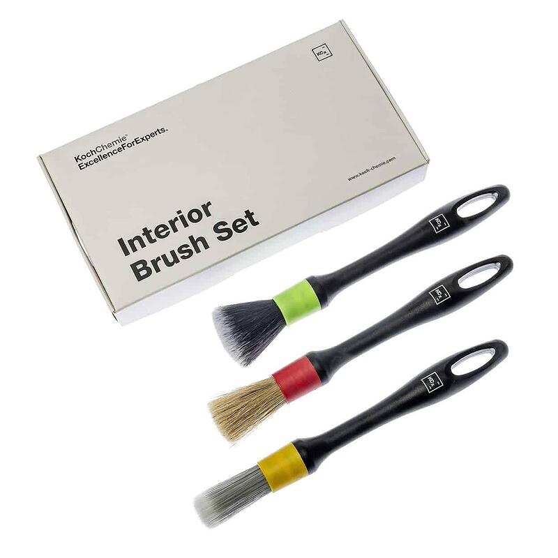 ChimpTools Koch Chemie INTERIOR BRUSH Set - 3 Pinsel Für Autoinnenraum