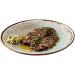 Secreto Pata negra pork with chimichurri sauce | Свинско секрето от Пата негра  с чимичури сос