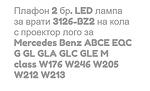 Λογότυπο Κιτ οροφής για πόρτες -BZ2- Mercedes A,B,C,E,G+