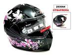 ΚΡΑΝΟΣ N5 -M-Ladies-Black Gloss with Flowers /A 199