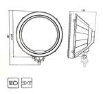 HALOGEN Round + Led -M 710622 ανά τεμάχιο