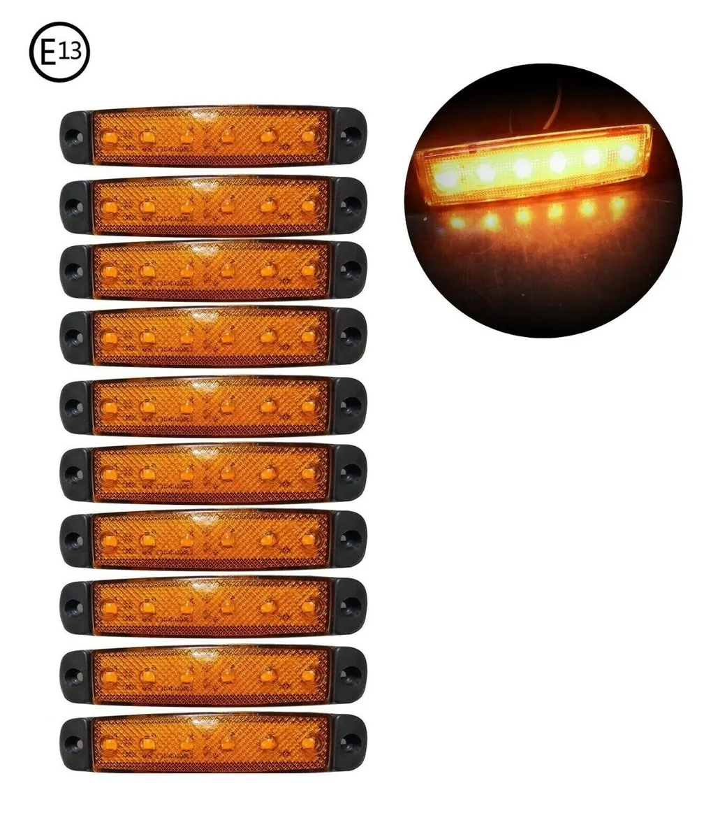 Gauge Tire- με 6 d. 24v /10 τεμ.k-t/ -Πορτοκαλί /0172