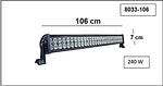 LED BAR 106 cm. 240 W