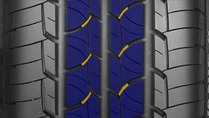 Vanis2 tyre Dry features