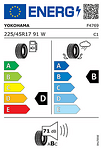 Лятна гума YOKOHAMA 225/45 R17 91W TL ADVAN Sport V105 MO