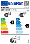 Лятна гума KUMHO 205/50 R17 93W TL EcoWing ES31 XL