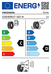 Лятна гума YOKOHAMA 225/65 R17 102H TL G91AV