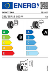 Лятна гума GOODYEAR 235/55 R18 100V TL EFFICIENTGRIP PERFORMANCE 2