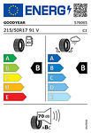 Лятна гума GOODYEAR 215/50 R17 91V TL EfficientGrip Performans