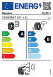Лятна гума HANKOOK 225/55 R17 101Y TL Ventus S1 evo3 K127 XL *