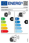 Лятна гума GOODYEAR 205/55 R16 91V TL EfficientGrip Performans AO