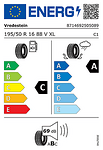 Лятна гума VREDESTEIN 195/50 R16 88V TL ULTRAC XL