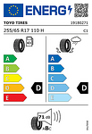 Лятна гума TOYO 255/65 R17 110H TL OPEN COUNTRY A/T+