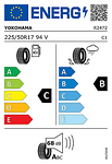 Лятна гума YOKOHAMA 225/50 R17 98V TL BLUEARTH-ES ES32 XL