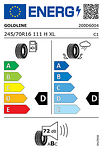 Лятна гума GOLDLINE 245/70 R16 111H TL GHT 500 XL