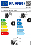 Лятна гума GOODYEAR 235/60 R18 107V TL EFFICIENTGRIP 2 SUV XL