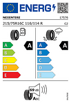 Лятна гума NEXEN 215/75 R16 116R TL ROADIAN CTX