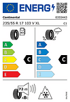 Зимна гума CONTINENTAL 235/55 R17 103V TL WinterContact TS 850 P XL