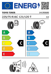 Всесезонна гума TOYO 225/75 R16 121T TL CELSIUS CARGO