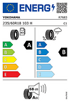 Лятна гума YOKOHAMA 235/60 R18 103H TL V61A