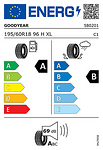 Лятна гума GOODYEAR 195/60 R18 96H TL EFFICIENTGRIP PERFORMANCE 2 XL  R