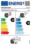 Лятна гума BRIDGESTONE 235/50 R19 99T TL Turanza T005 XL