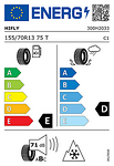 Зимна гума HIFLY 155/70 R13 75T TL WIN-TURI 212