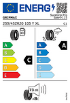 Лятна гума GRIPMAX 255/45 R20 105Y TL SUREGRIP PRO SPORT XL